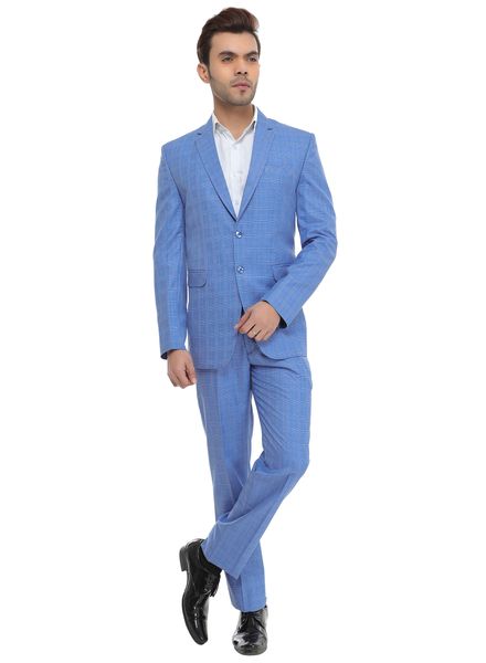 Suits Polyester Formal Wear Regular fit Single Breasted Basic Check 2 Piece Suit La Scoot